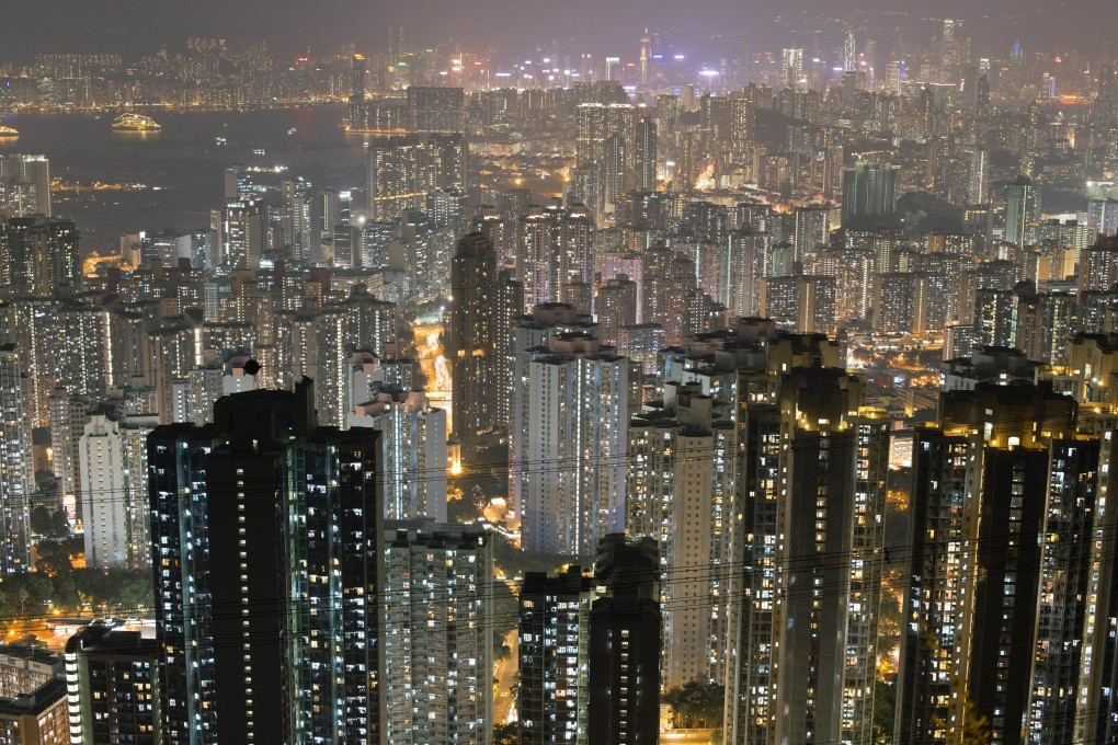 Apartment buildings and office blocks clustered tightly together in Hong Kong's Kowloon district. Photo: AFP
