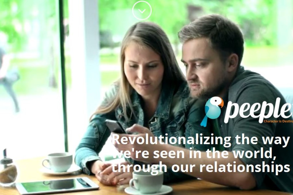 "Actually, I think you're awful". A screenshot of the website promoting the upcoming Peeple app. Photo: Forthepeeple.com