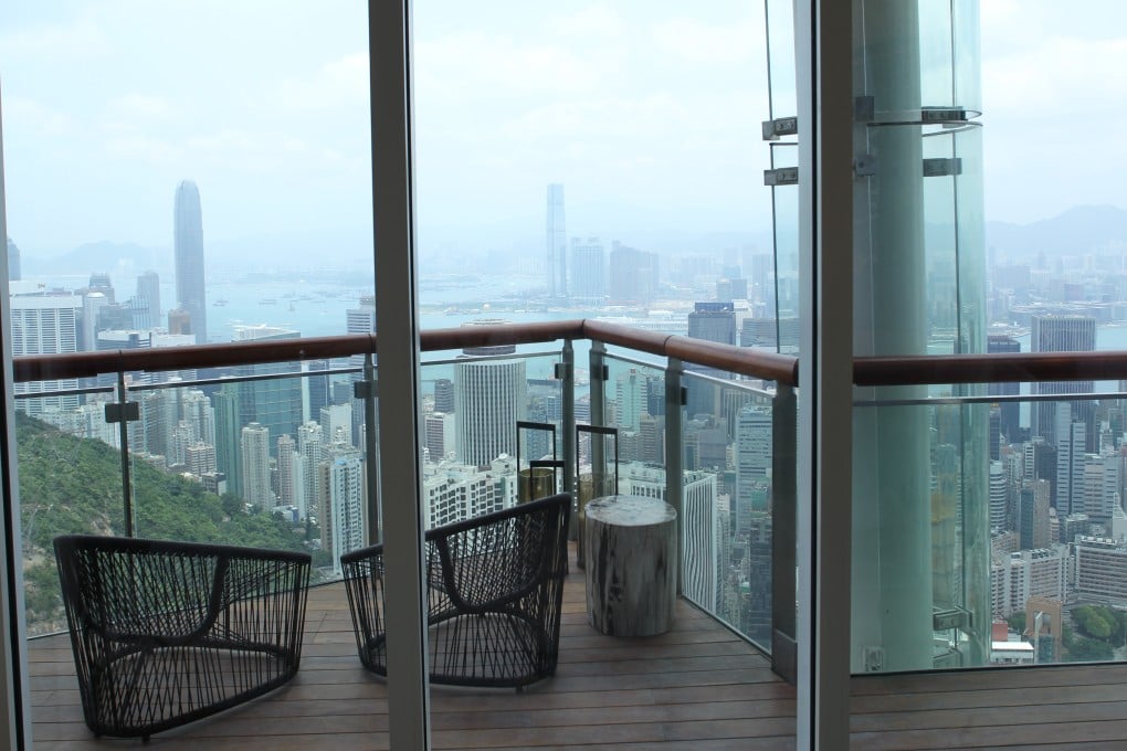 The view from the Opus, where Swire Pacific is offering for sale two apartments that are currently rented out. Photo: Nora Tam