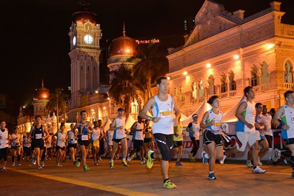 File photo of a previous Standard Chartered Kuala Lumpur Marathon, when the sky was notably clearer than this weekend. Photo: SCMP Pictures