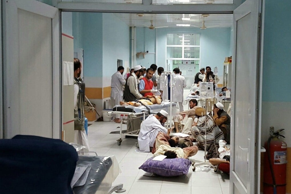 Members of Doctors Without Borders have treated more than 250 patients in the wake of the Taliban operation to capture Kunduz in Afghanistan. Photo: AFP