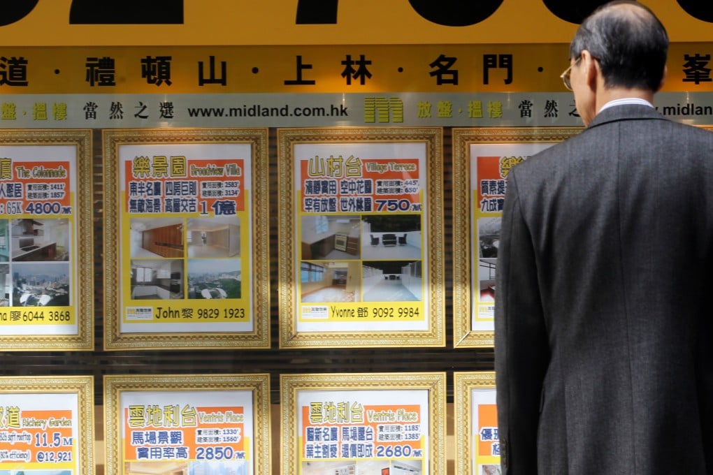 Of 762 people surveyed by in Hong Kong on September 21-24, 31 per cent predicted home prices to fall in the coming year. Photo: Nora Tam