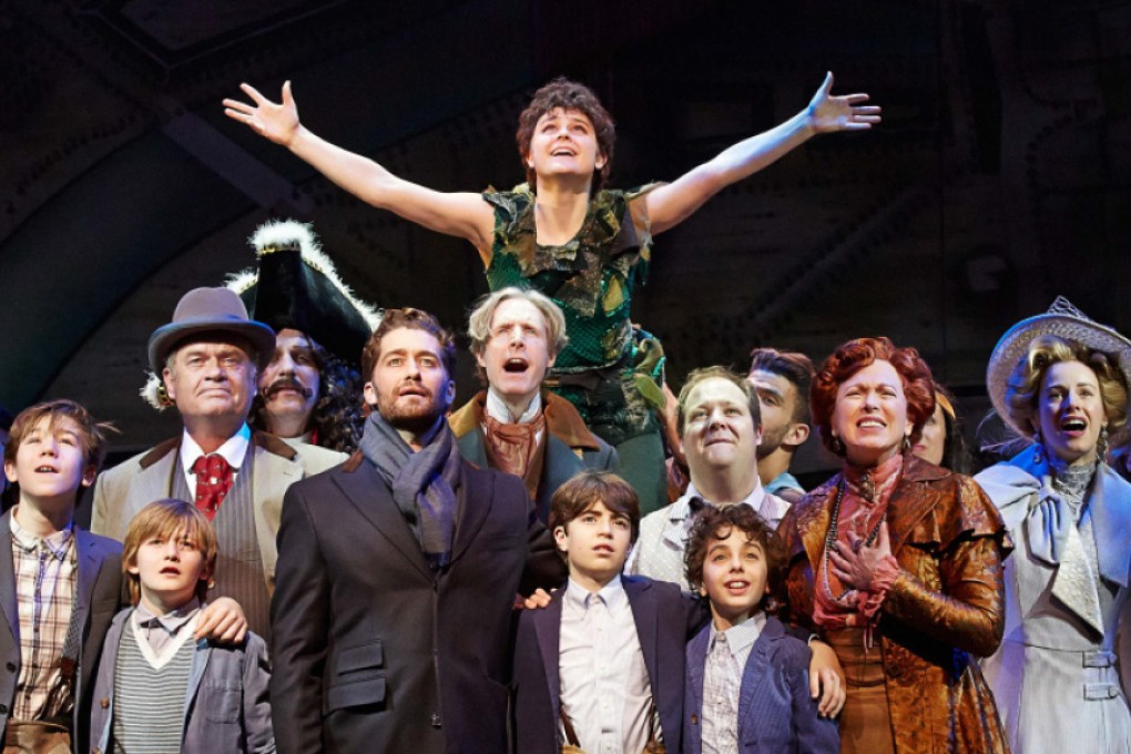 Melanie Moore, winner of Season 8 of So You Think You Can Dance, playing Peter Pan in the musical Finding Neverland.