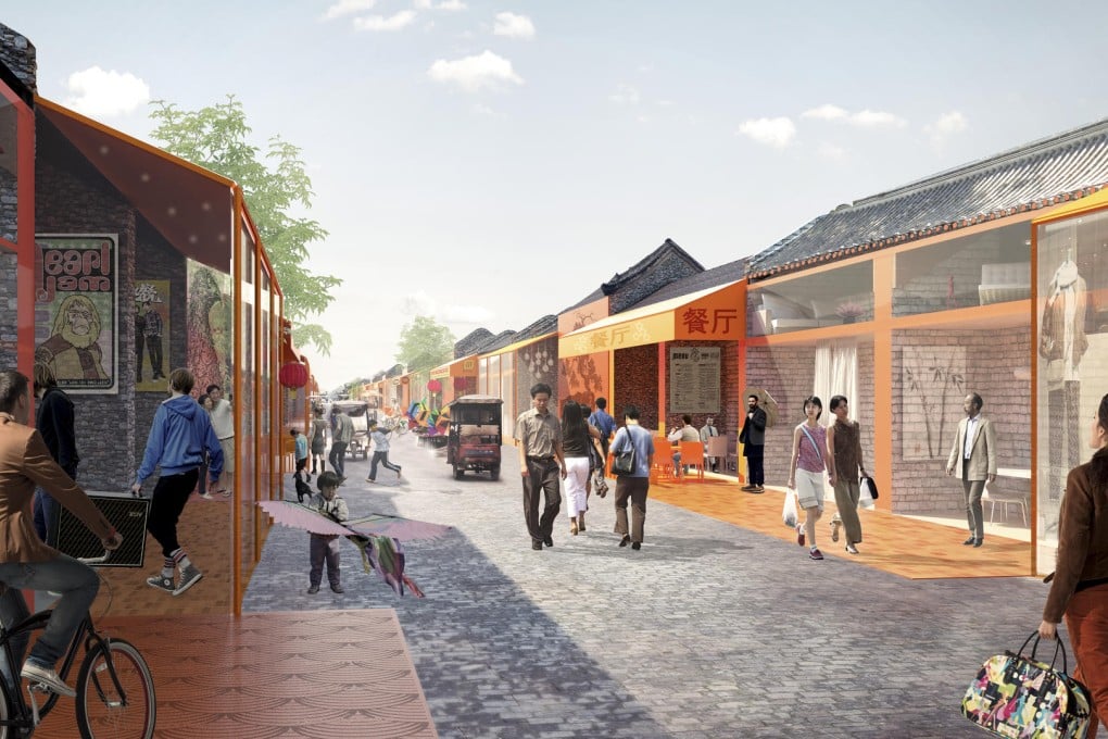 Dutch design firm MVRDV's exhibition explores how hutongs can adapt to a modern city's current and future needs. Photo: MVRDV