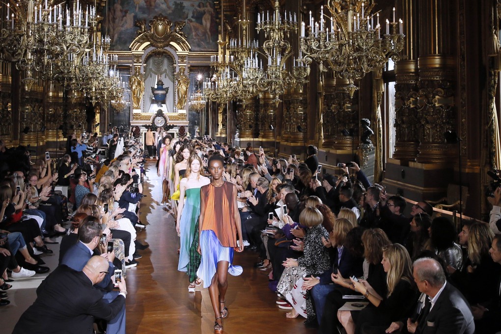 The gilded halls of the Opera Garnier were the setting for the presentation of Stella McCartney's spring/summer 2016 collection in Paris. Photos: AFP