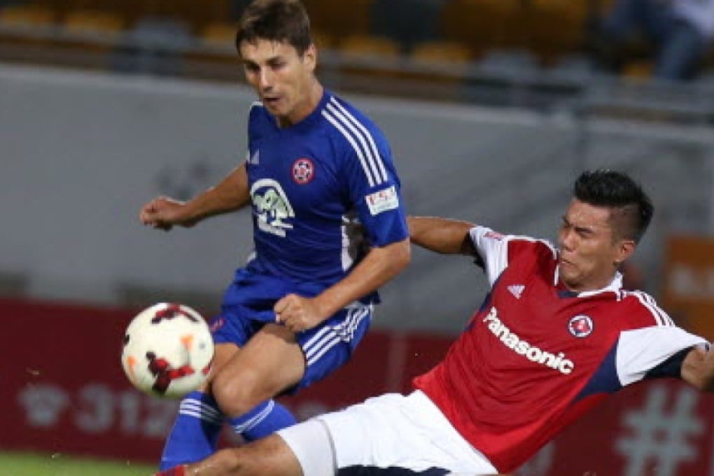 Hong Kong's Chan Siu-ki (right) is ready to get back on the scoresheet. Photo: Nora Tam