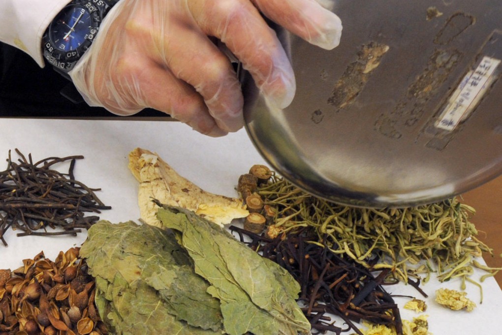 The mainland had 44,474 TCM institutions in 2013. Photo: AFP