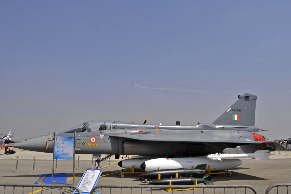 Ready for action? The Indian Air Force's light combat aircraft (LCA) "Tejas".  Photo: Reuters