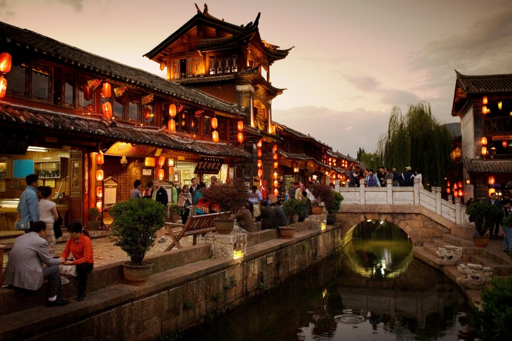 The thriving tourism city of Lijiang in Yunnan was a goldmine for bar girls during golden week. Photo: SCMP