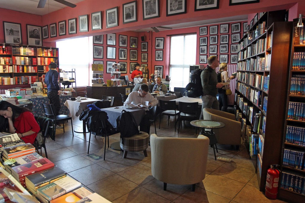 Inside the Bookworm store at Sanlitun. Photo: Simon Song
