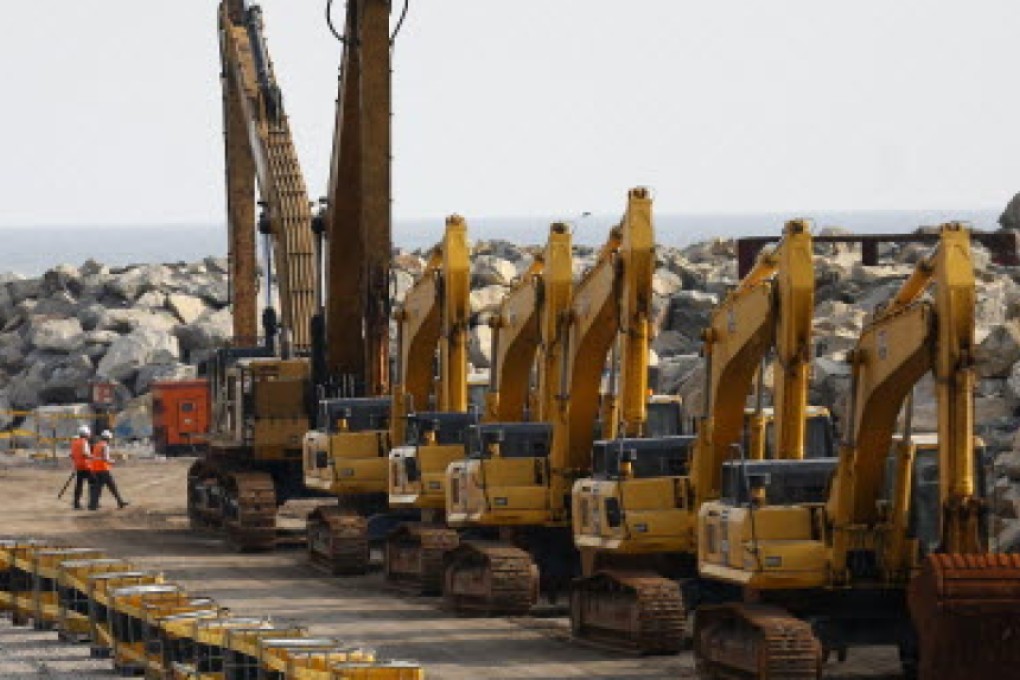The US$1.4 billion Colombo Port City project was shelved after Mahinda Rajapaksa lost power. Photo: Reuters
