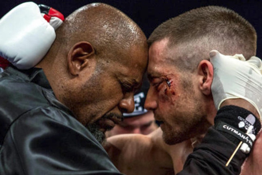 Forest Whitaker (left) and Jake Gyllenhaal in a still from Southpaw.
