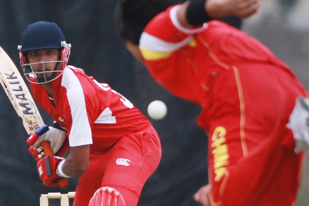 Irfan Ahmed is handy with the bat. Photo: K.Y. Cheng