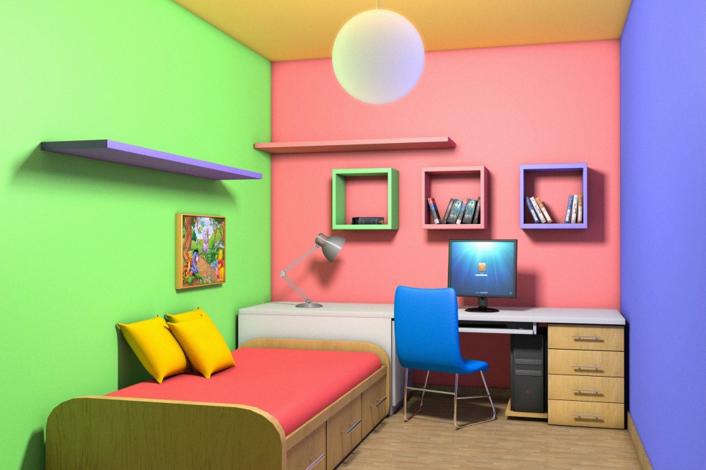 The colour of the paint can be changed in a variety of ways, such as by spraying water on it, firing weak electric currents at it, or just waiting for the room temperature to change significantly. Photo: SCMP Pictures