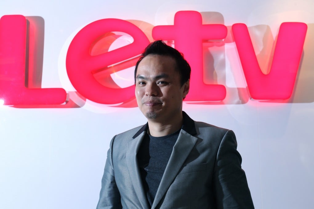 Tin Mok Chui-tin, CEO for Asia-Pacific of LeTV, poses for a photograph at his office in Kwun Tong in March. Photo: May Tse