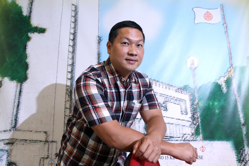 Police officer Chan Kwong-hing has donated blood 256 times and bone marrow twice, winning him the People's Choice Award in a special online poll. Photo: David Wong