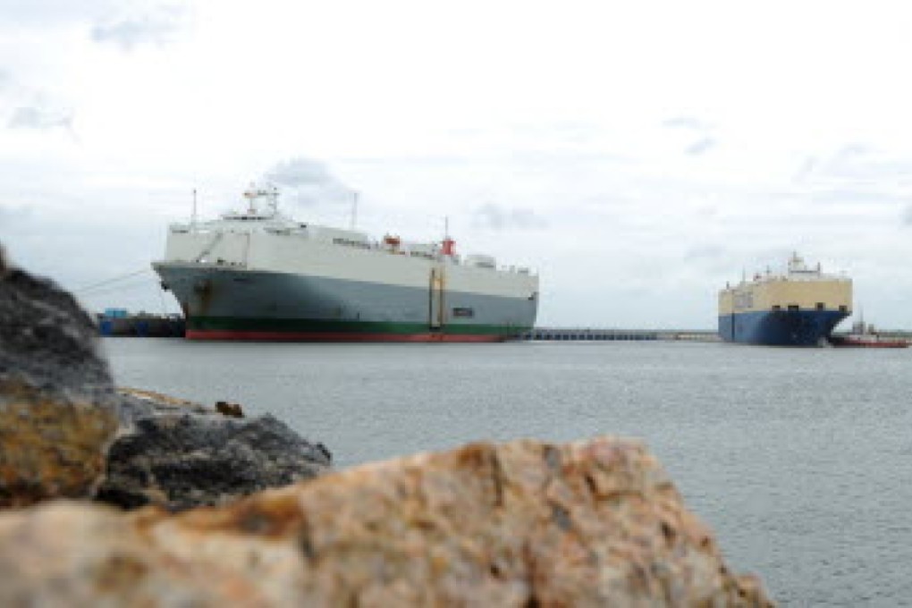 Hambantota received just six ships in 2011 and 18 in 2013. Photo: Xinhua