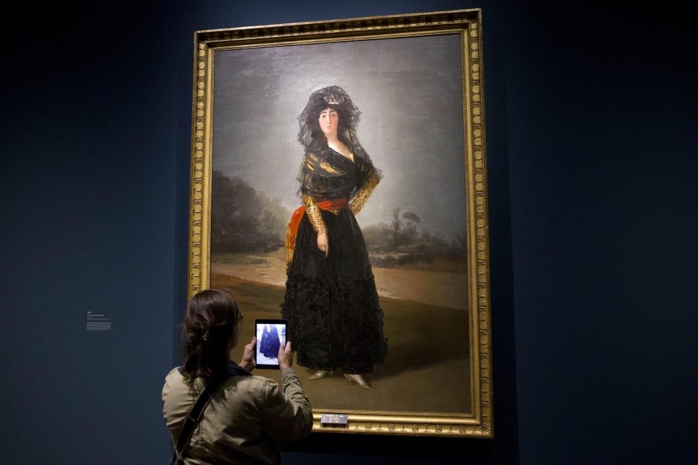 The Duchess of Alba(1797) is part of the "Goya, The Portraits" exhibition at London's National Gallery.Photo: AFP