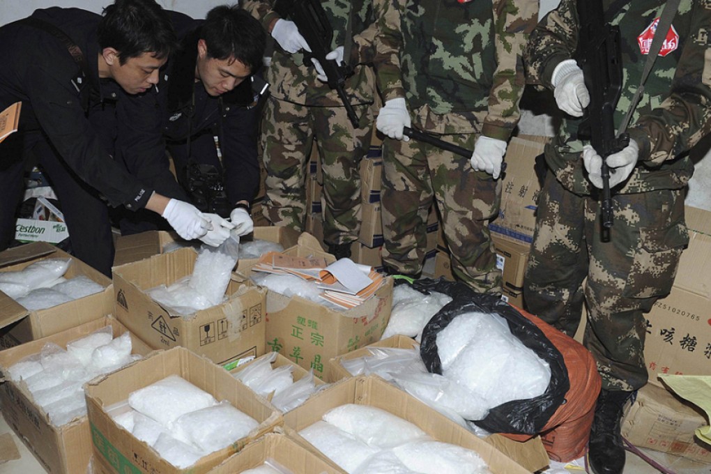 Boshe village, Lufeng in the Guangdong province was notorious for producing narcotics. Lufeng had provided one-third of the crystal meth in China for the past three years. Photo: Reuters