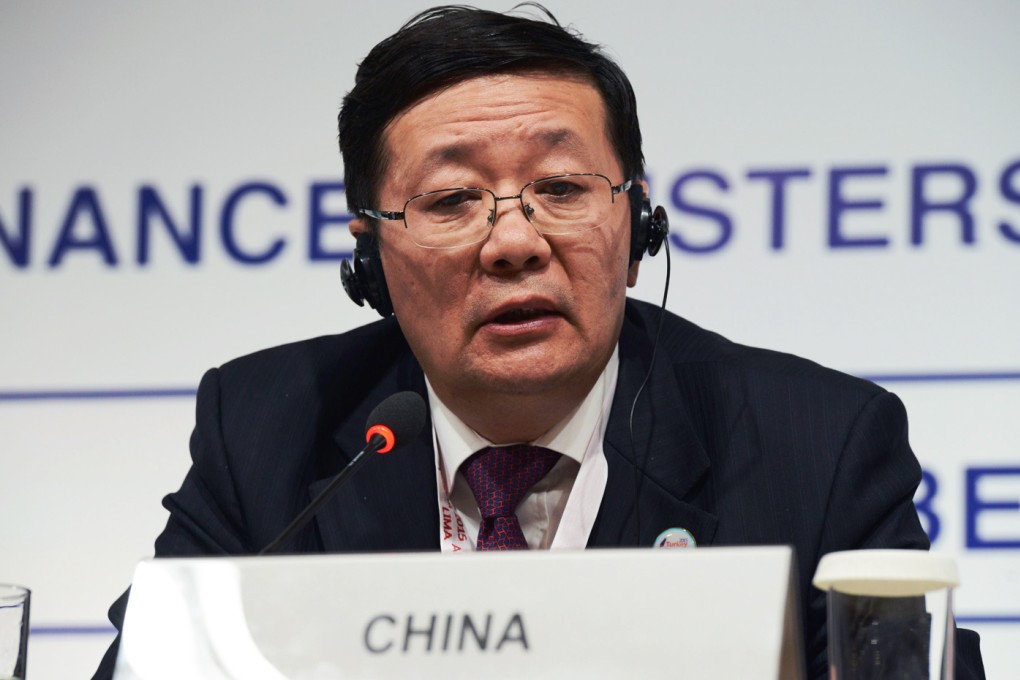 Chinese Finance Minister Lou Jiwei. Photo: AFP