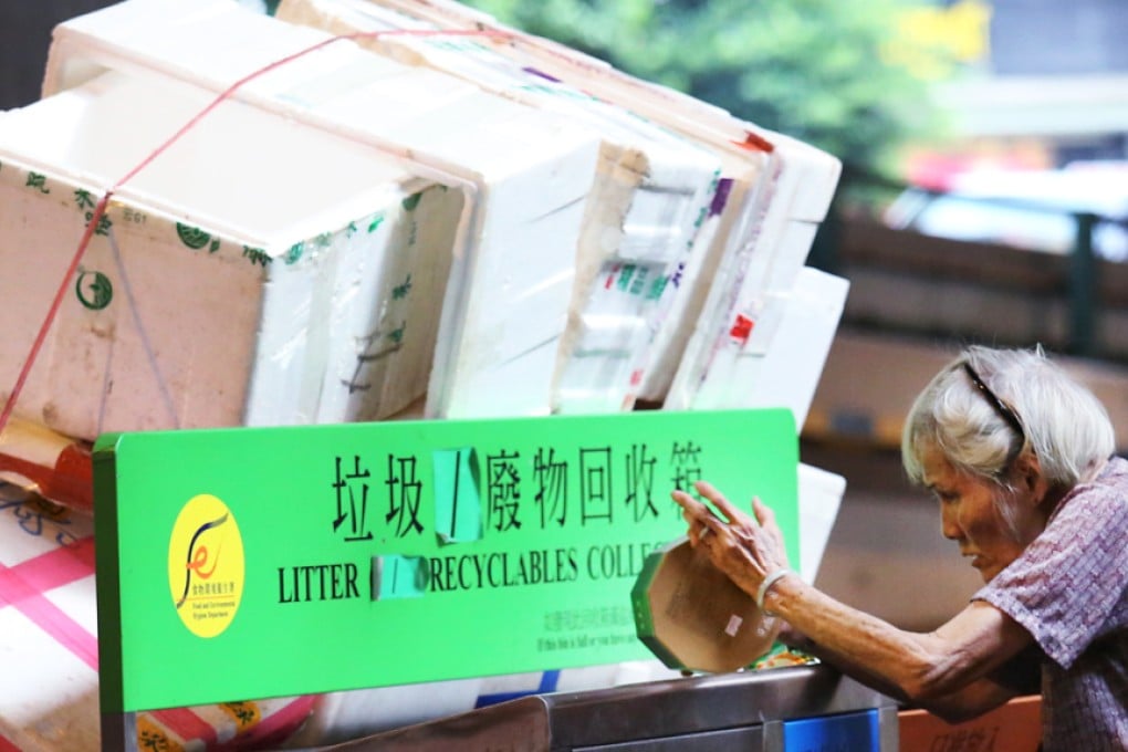 Elderly people receive around HK$10,000 a month, but half goes to pay government rates and management fees. Photo: Nora Tam
