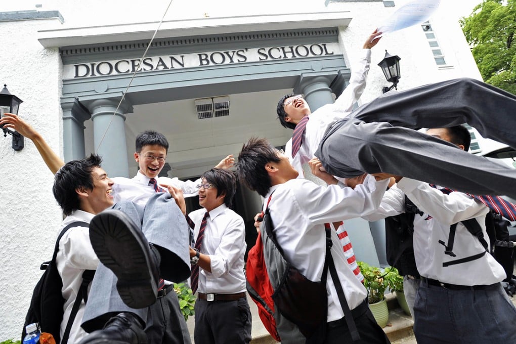 Hong Kong students celebrate their exam results. Photos: Franke Tsang, May Tse, Dickson Lee