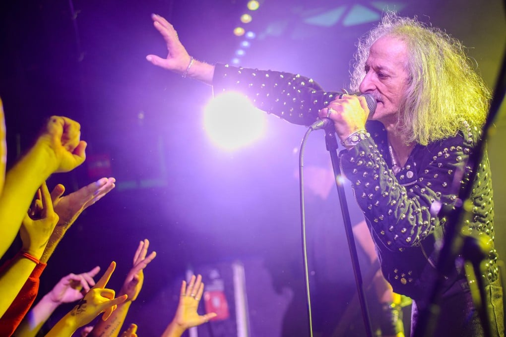 Bobby Liebling onstage at the Rock and Roll Hotel in Washington. Photo: The Washington Post