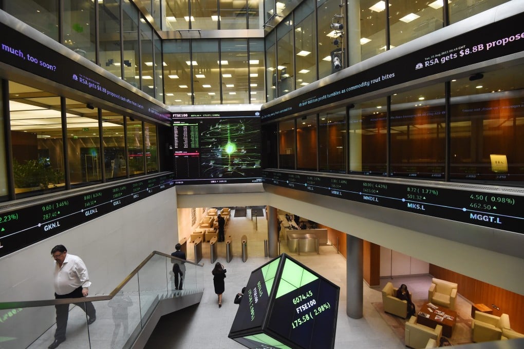 Worldpay listed on the London Stock Exchange in an initial public offering valuing the company at £4.8 billion (HK$56.6 billion). Photo: EPA