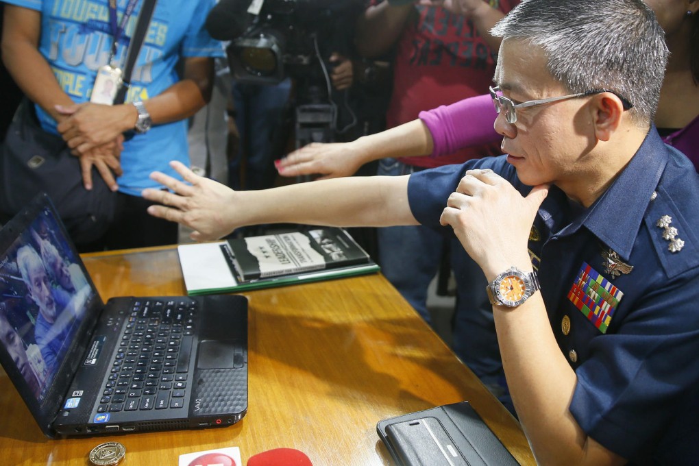 Colonel Restituto Padilla addressed the media in Manila.Photo: AP