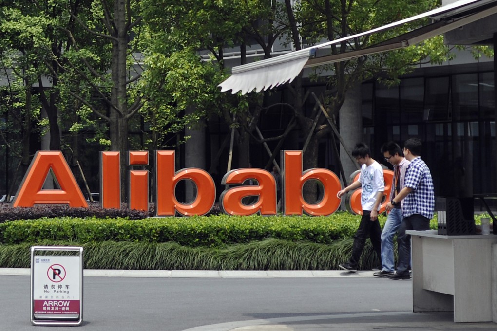 Chinese internet stocks traded lower in New York on Wednesday, with Alibaba falling 2.61 per cent in the morning. Photo: AP