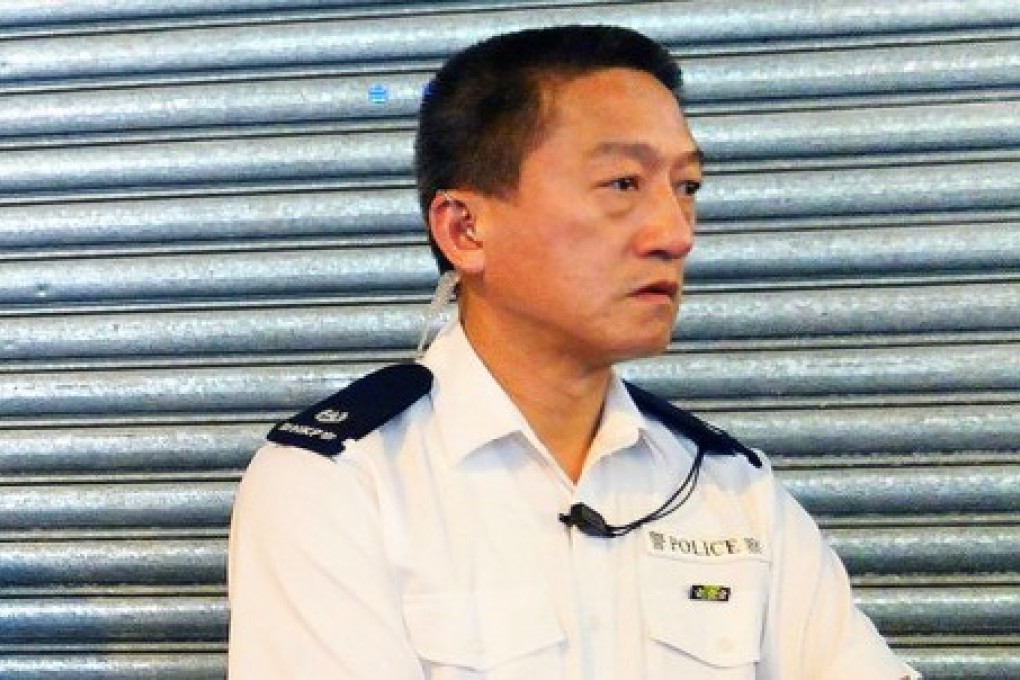 Former Sha Tin divisional commander Franklin Chu retired in July. Photo: SCMP Pictures