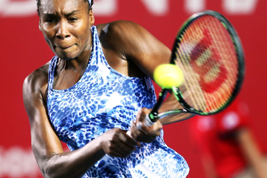 Venus Williams had to use all her experience to see off qualifier Yuliya Beygelzimer at the Hong Kong Open on Tuesday. Photos: K.Y. Cheng