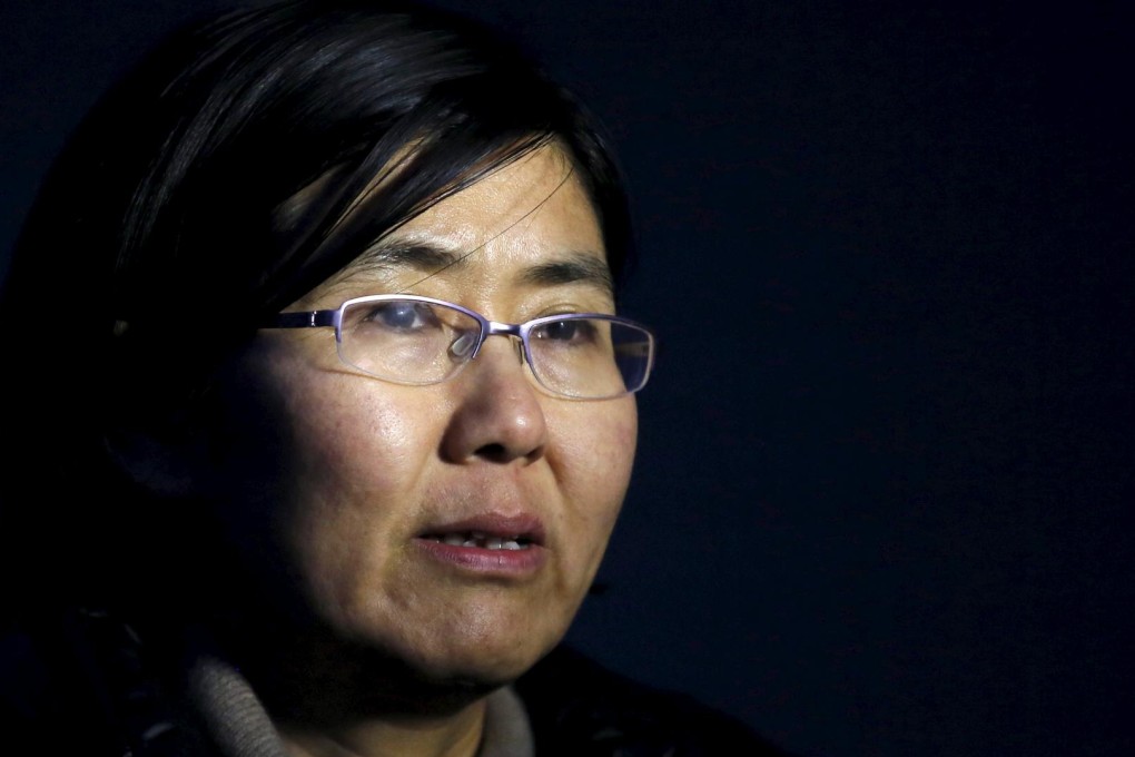 Human rights lawyer Wang Yu was detained in July in a crackdown against civil rights activists. Photo: Reuters