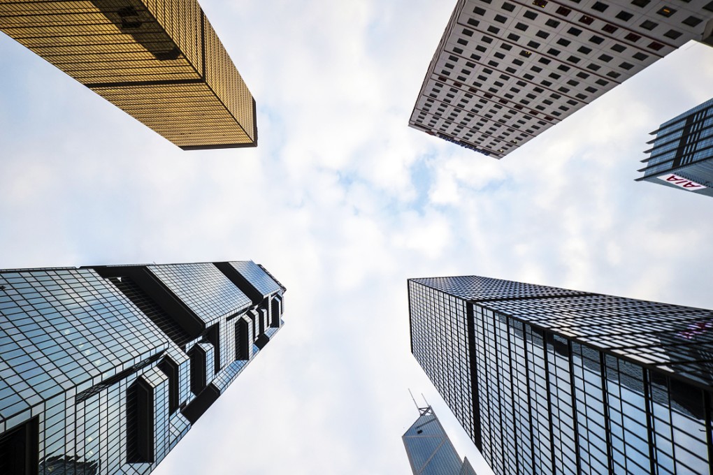 For overall Grade A office rents in Hong Kong’s prime Central business district, they averaged at US$186 per sq ft. Photo: EPA