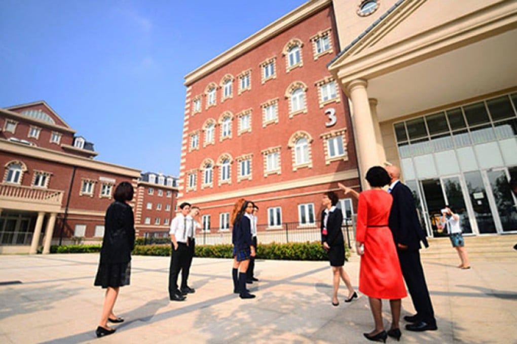 An unknown number of Year 2 students and teachers at China's Wellington College International Shanghai were taken to hospital on October 5 after suffering 'temporary cornea abrasions' during a class. Photo: Wellington College International Shanghai