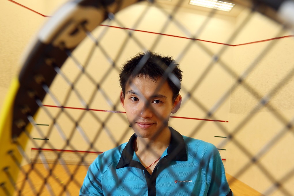 Hong Kong squash star Max Lee Ho-yin believes he can break into the top 10, but refuses to set a deadline. Photo: K.Y. Cheng