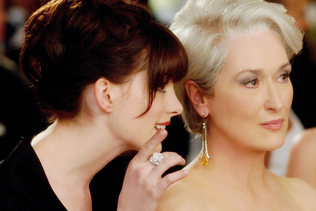 Anne Hathaway and Meryl Streep in The Devil Wears Prada.