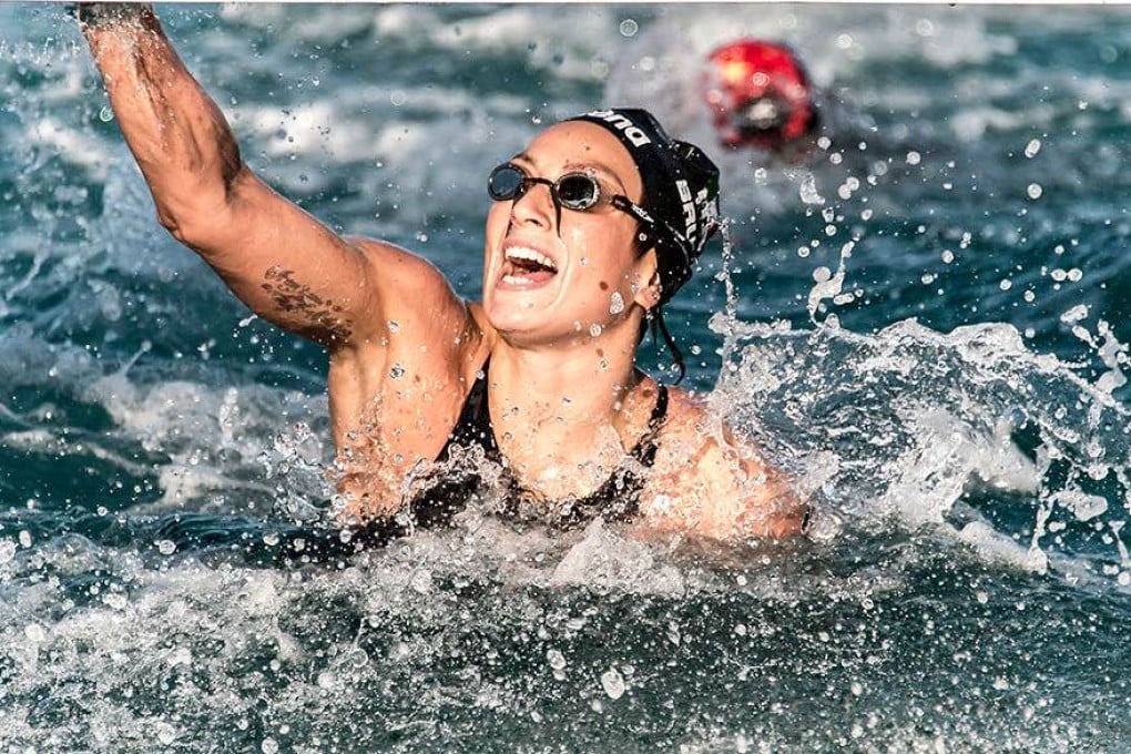 Italy's Rachele Bruni is aiming for a top-three place in the season finale of the Fina/Hosa 10km Marathon Swimming World Cup at Repulse Bay. Photo: SCMP Pictures