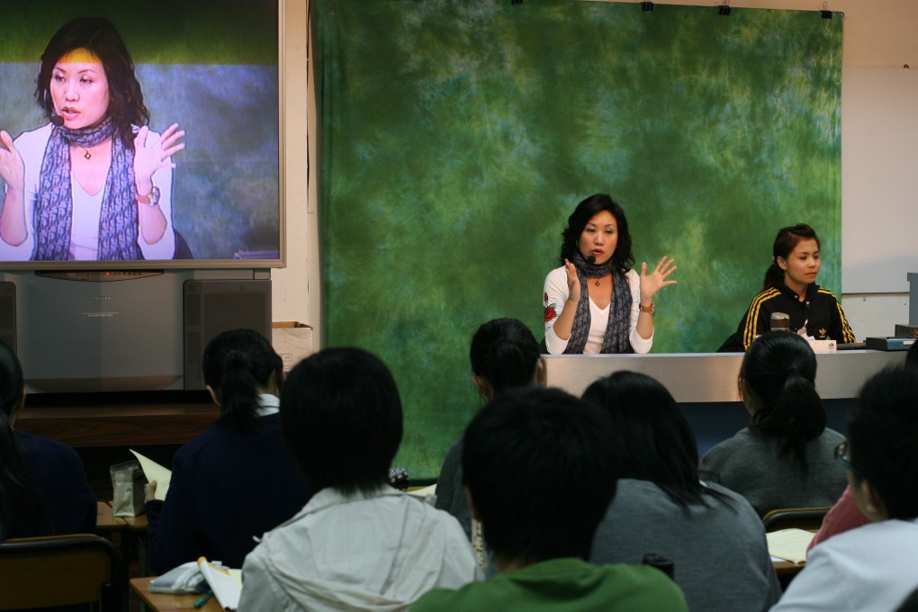A tutorial class under way at Beacon College. Photo: K. Y. Cheng