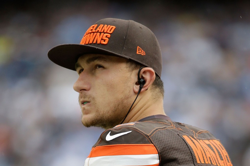 Johnny Manziel has had a troubled time as a professional American football player. Photo: AFP