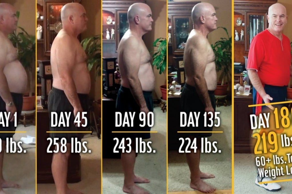 John Cisna charted his diet's progress, and his taking his story to US schools.  Photo: Facebook