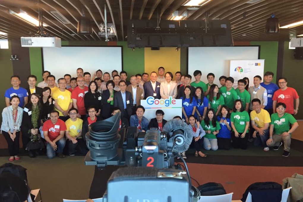 Google EYE Program Hong Kong team mates meet their peers in Taipei (Photo: George Chen / SCMP)