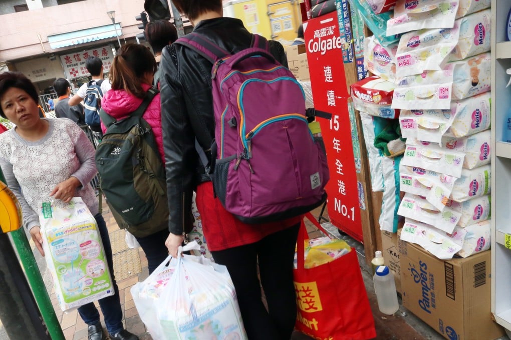 The incident took place in March in Tuen Mun, a popular place for shoppers from the mainland. Photo: K.Y. Cheng