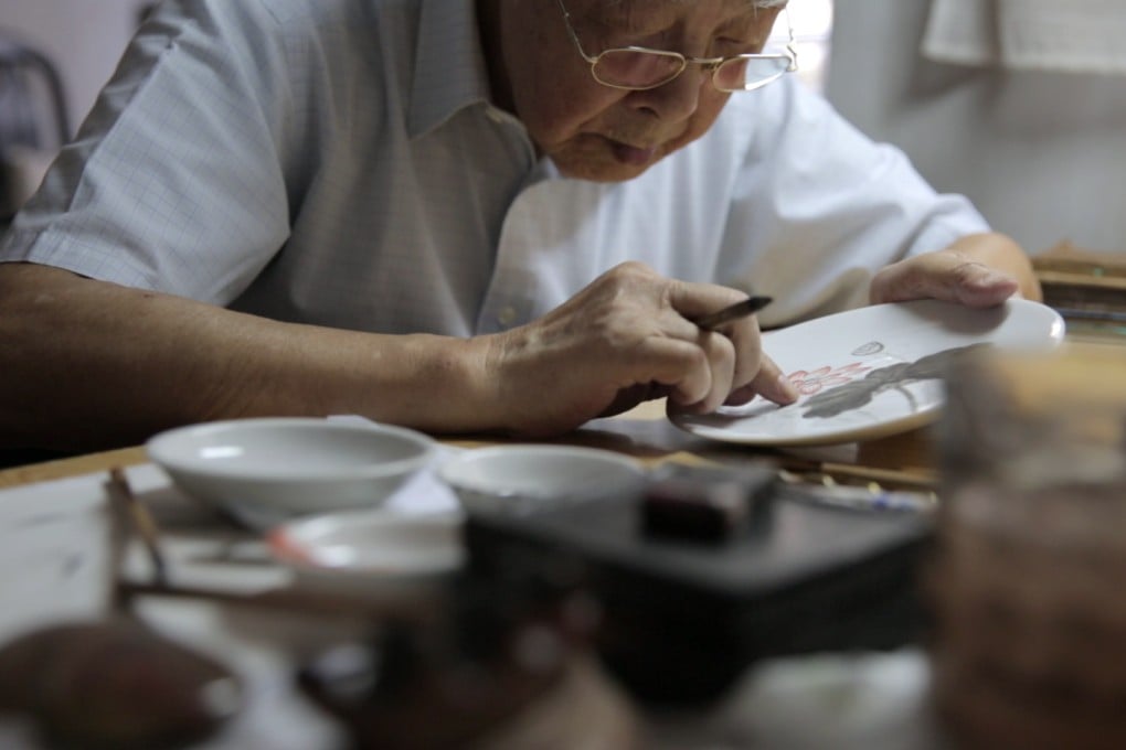 Preserving ancient beauty: One of Hong Kong's last masters of porcelain painting, a 2,000-year-old art