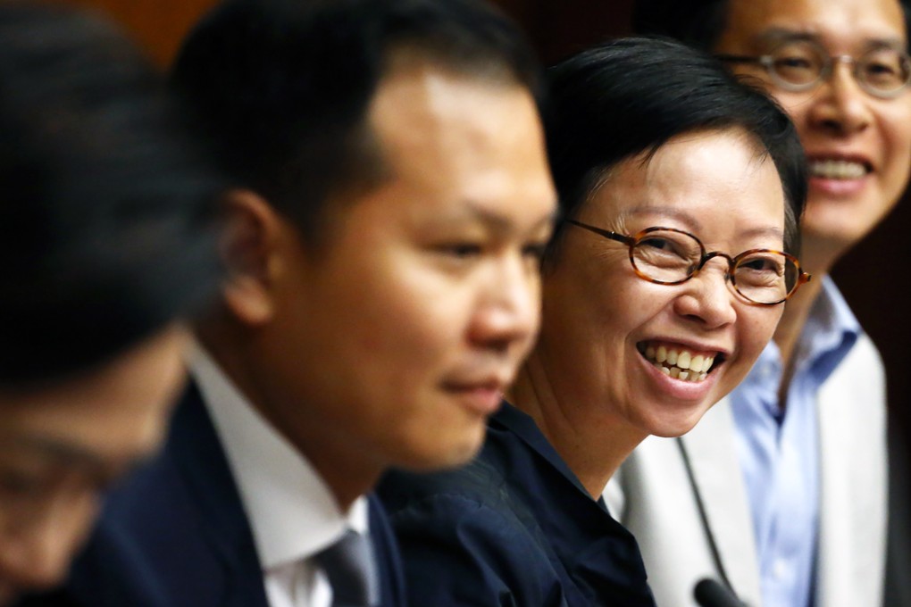 Cyd Ho's move comes two weeks after the ICAC arrested former chief executive Donald Tsang Yam-kuen and charged him with misconduct relating to an agreement he struck to lease a penthouse in Shenzhen. Photo: Felix Wong