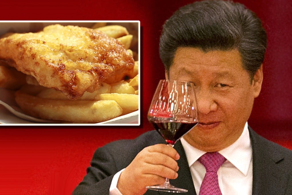 President Xi Jinping says he is keen to eat fish and chips in a British country pub during his state visit. Photo: Dickson Lee