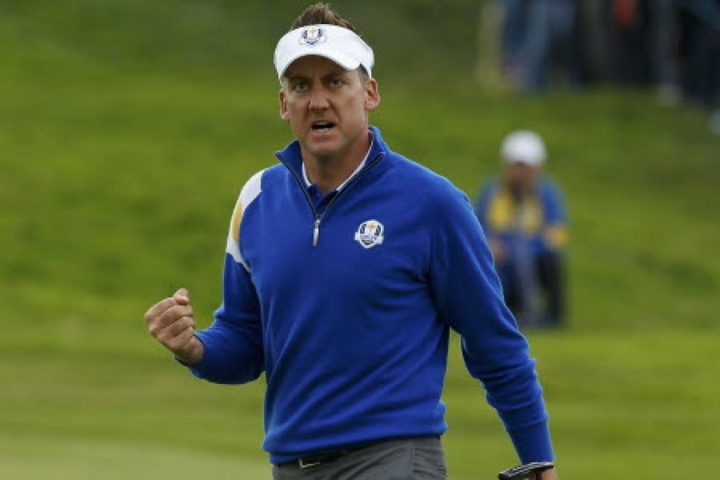 Ian Poulter at the last Ryder Cup. Photo: Reuters
