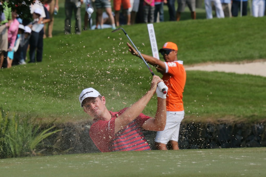 Justin Rose in action on day 2. Photos: Edward Wong