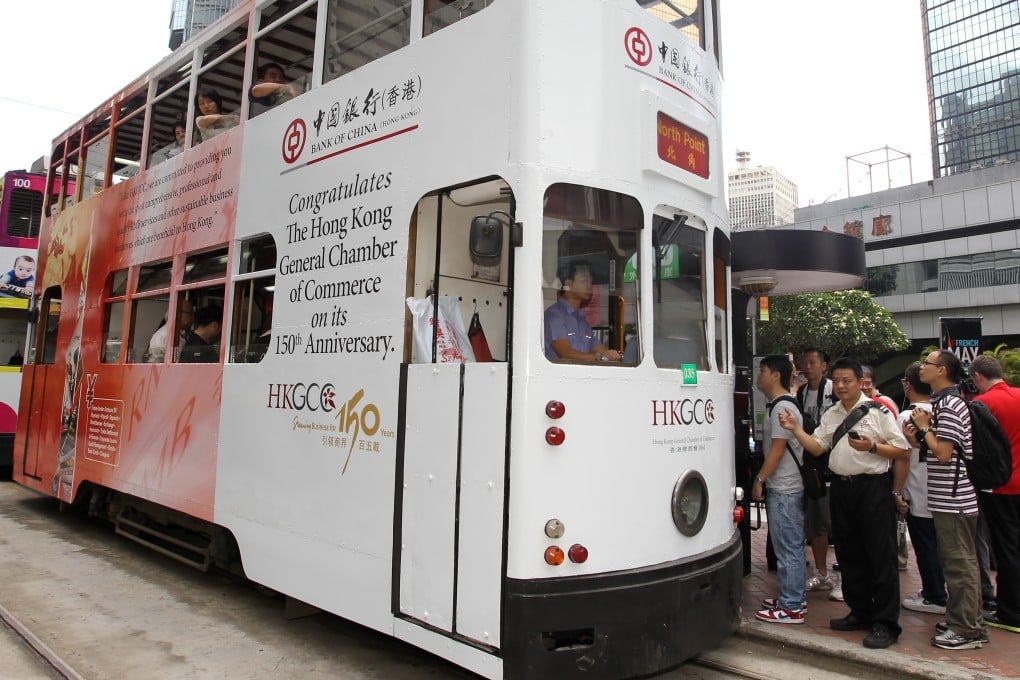 The author of the proposal called trams a "historical problem". Photo: Edward Wong