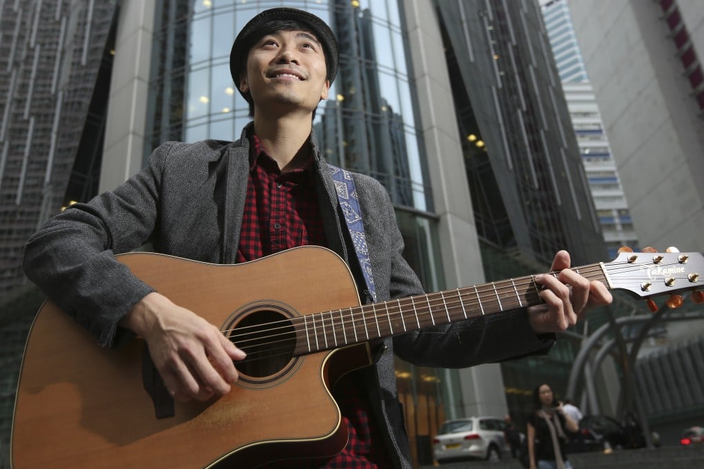 When you step into the world ... you realise there are things which don't matter and they become easier to let go," says Kimman, who left Hong Kong with a guitar on his back after the death of his mother, and ended up on TV talent shows. Photos: Nora Tam